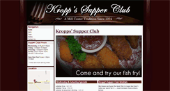 Desktop Screenshot of kroppssupperclub.com